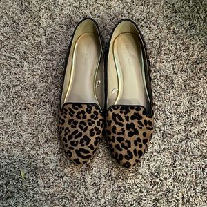 Banana republic calf hair flats